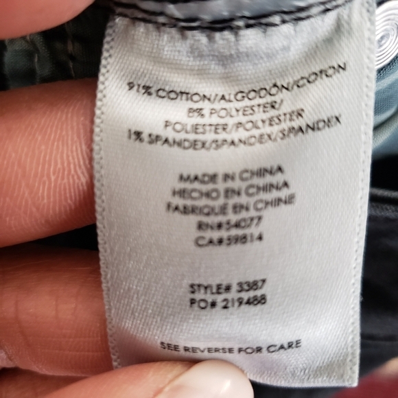 CABI Black Distressed Jeans - Picture 7 of 7